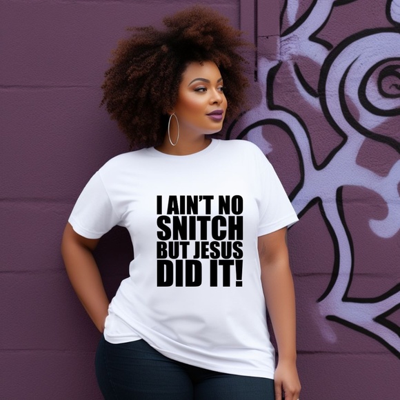 I Ain't No Snitch T-Shirt - Picture 2 of 2